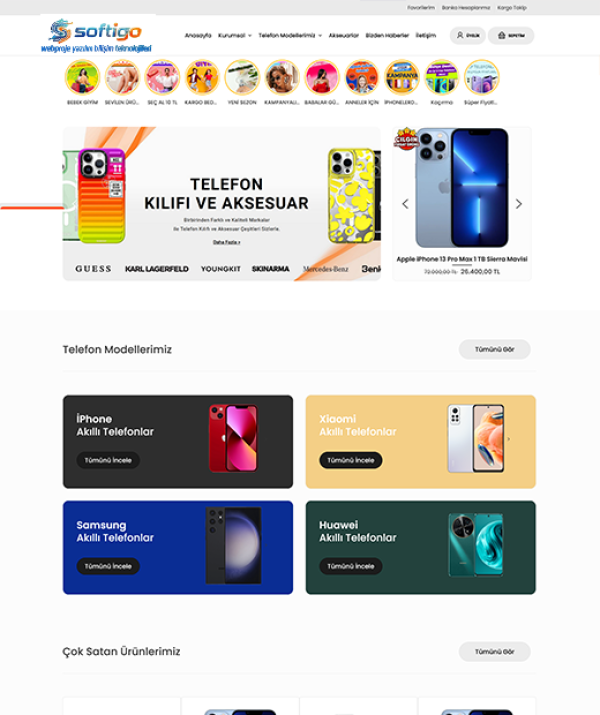 Telefom E-Ticaret Tema Script Yazılımı